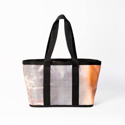 Shopper Vállpánttal - Nude-Szürke