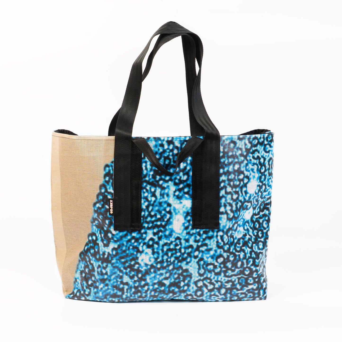 Tote Bag - Kék-Bézs