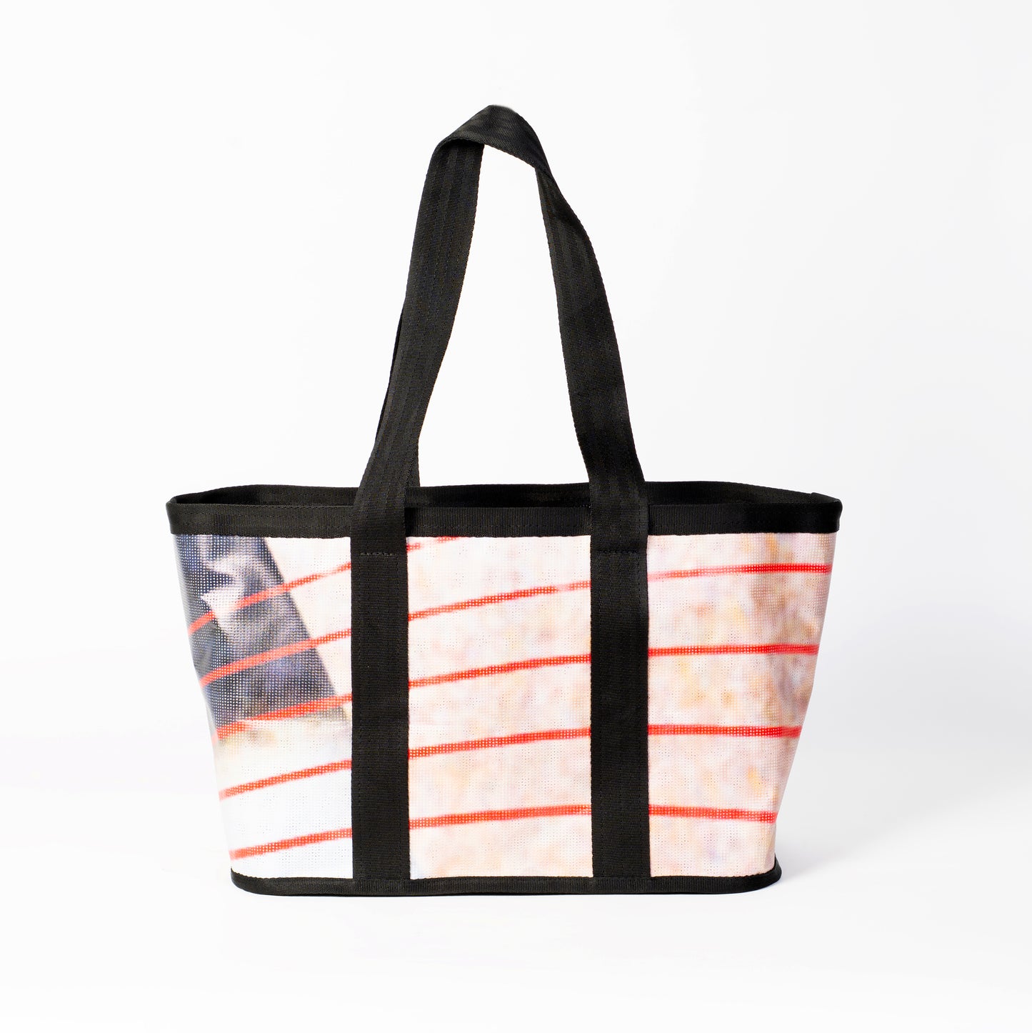 Shopper Vállpánttal - Világos-Csíkos